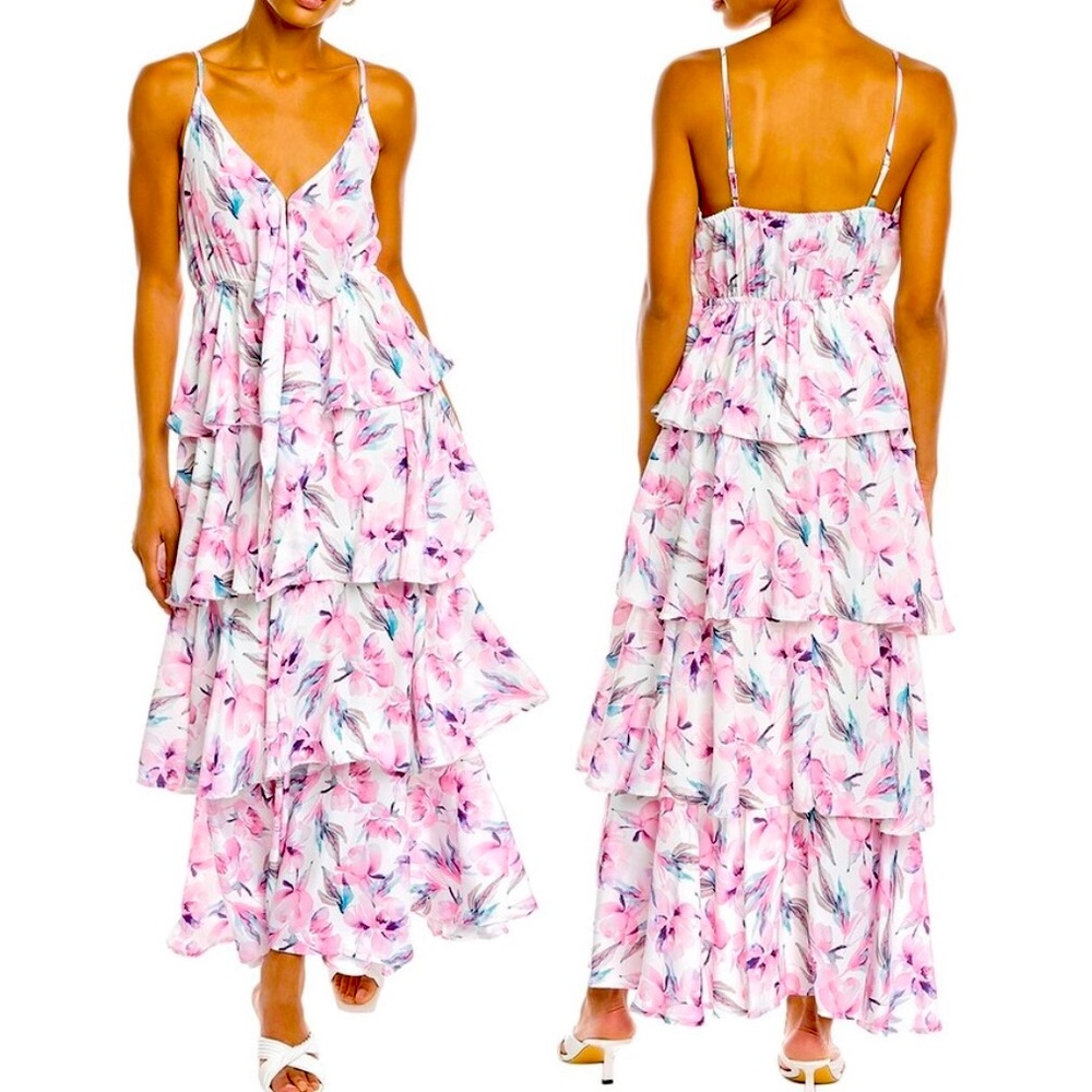 Aiden Floral Tiered Maxi Dress